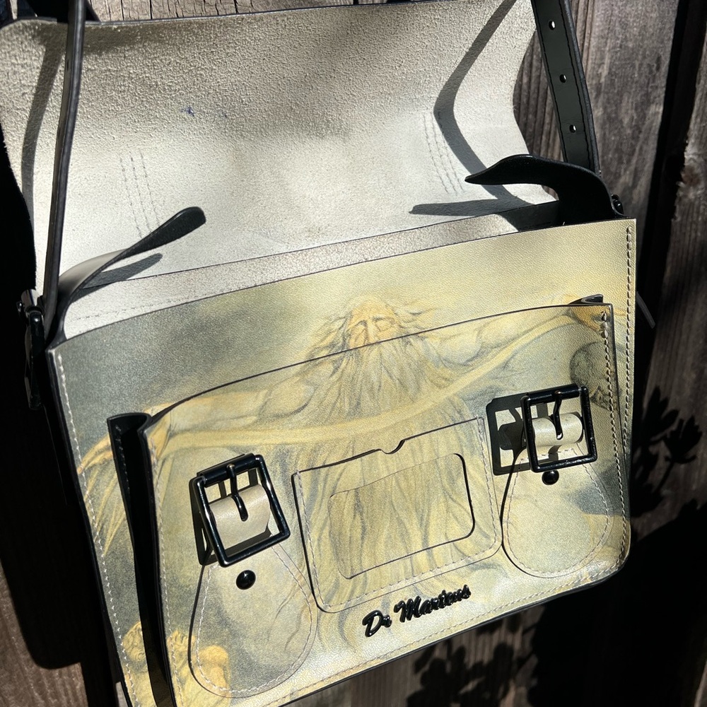 Dr. Martens Leather Willam Blake Museum Edition Satchel Crossbody bag RARE - Picture 4 of 11